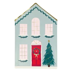 Festive House Plates (x 8)><noscript><img width=