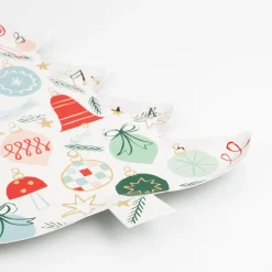 Festive Pattern Tree Plates (x 8)><noscript><img width=