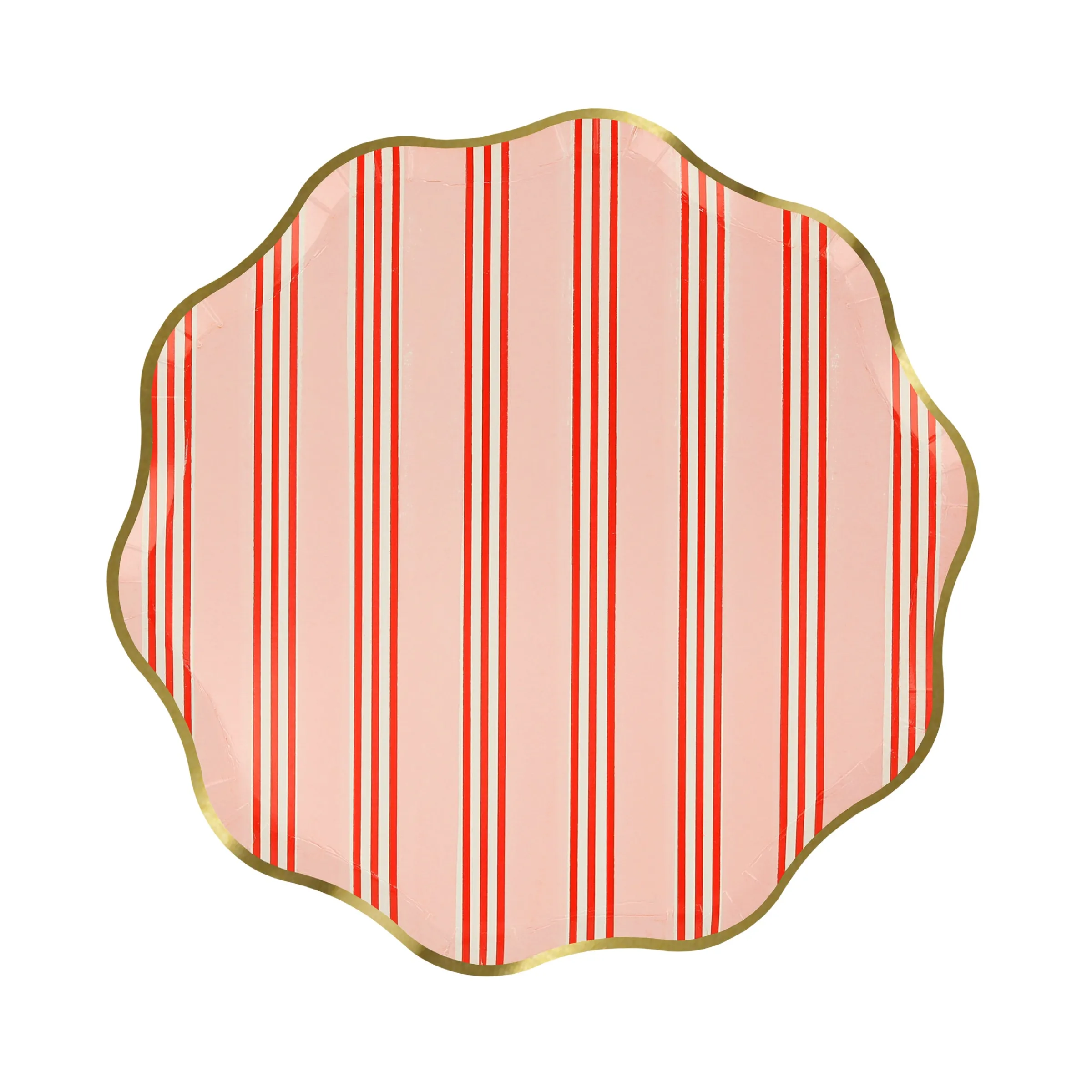 Festive Stripe Side Plates (x 8)>Meri Meri Clearance