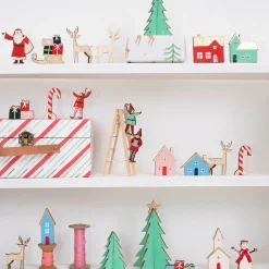 Festive Village Wooden Advent Calendar>Meri Meri Best