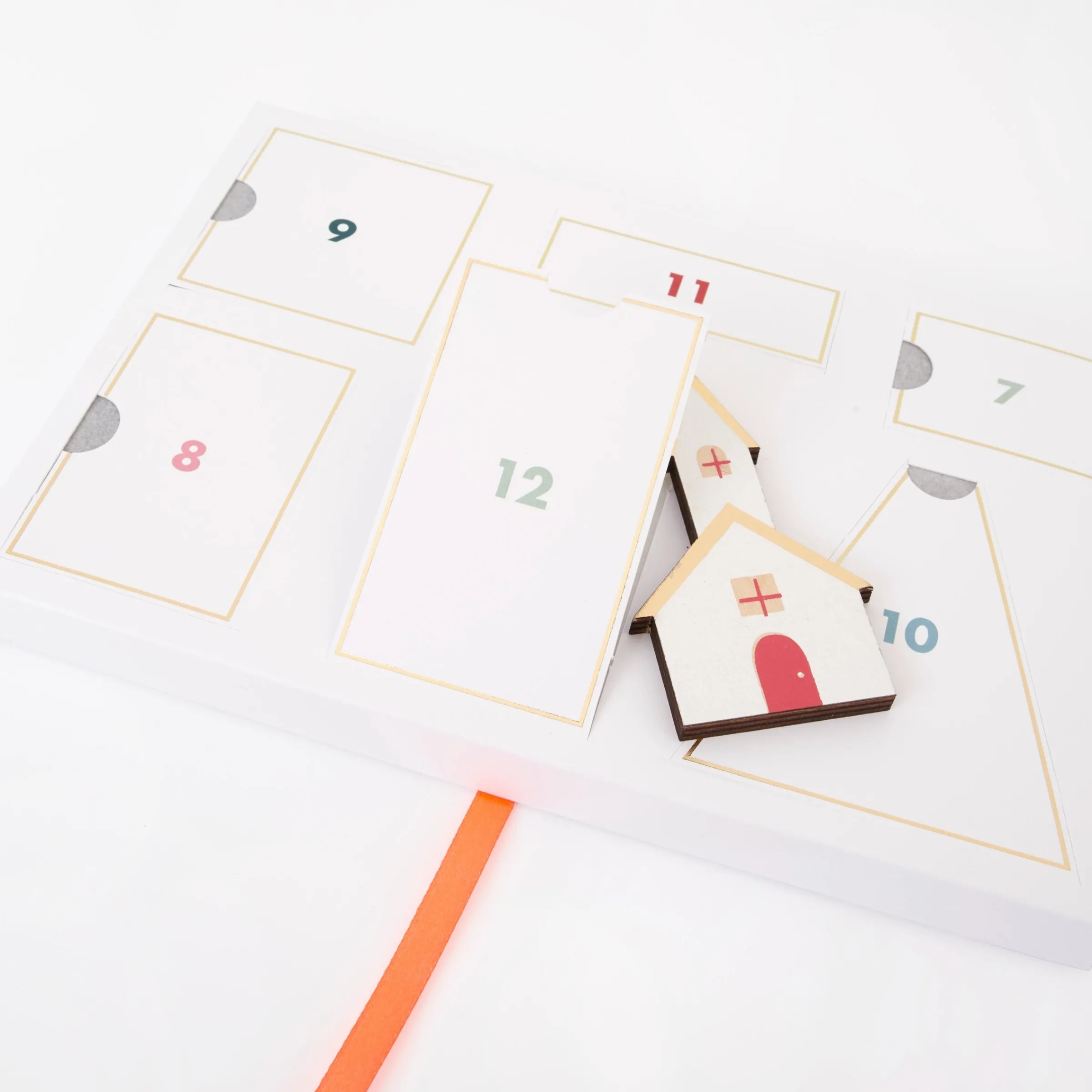 Festive Village Wooden Advent Calendar>Meri Meri Best
