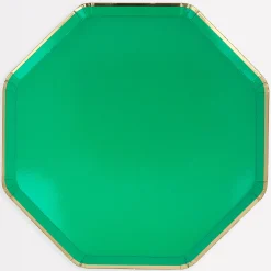 Fir Tree Green Dinner Plates (x 8)>Meri Meri Hot