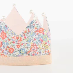Floral & Pearl Party Crown><noscript><img width=