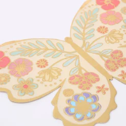 Floral Butterfly Napkins (x 16)>Meri Meri Clearance