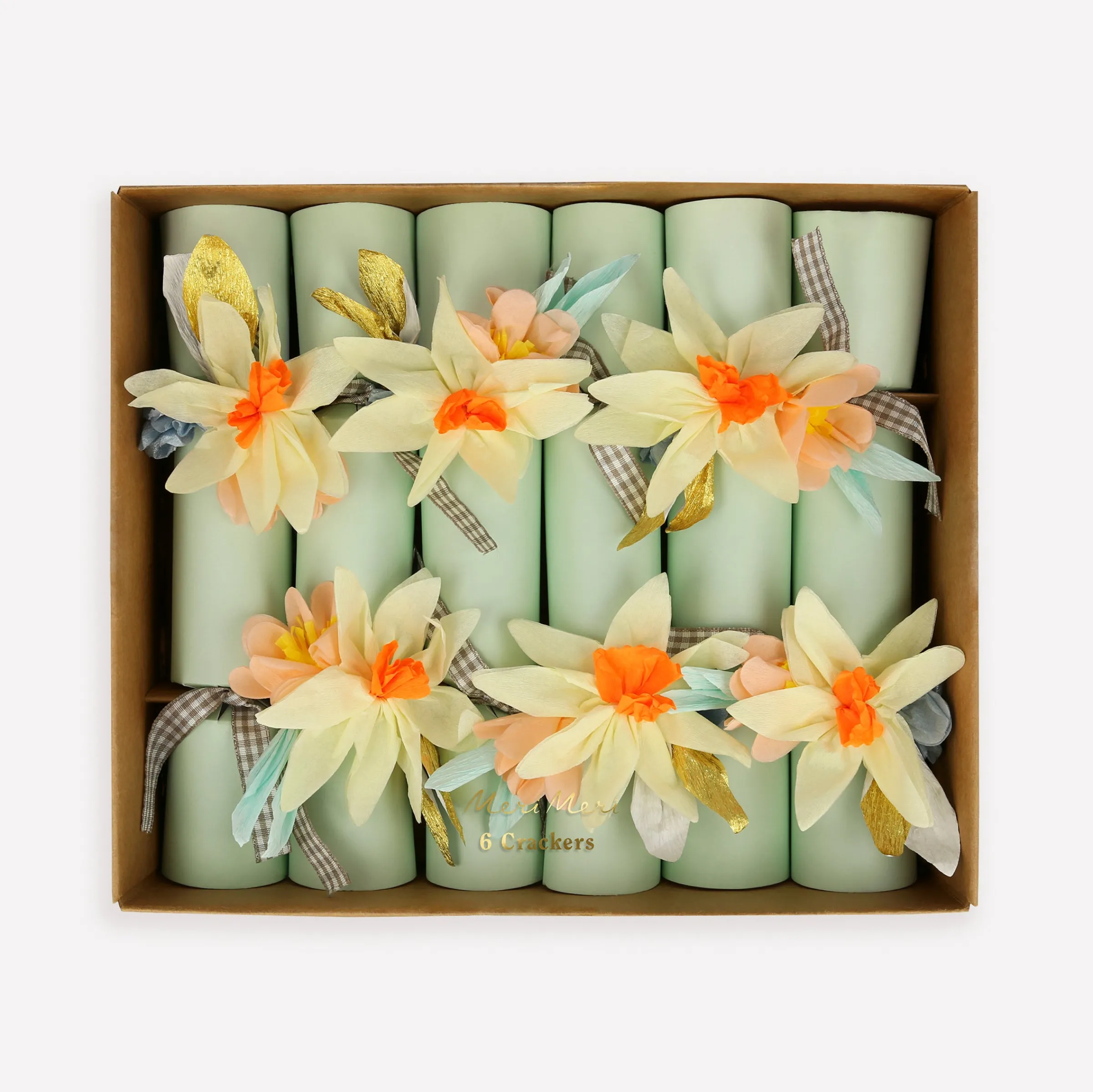 Floral Crackers (x 6)>Meri Meri Sale