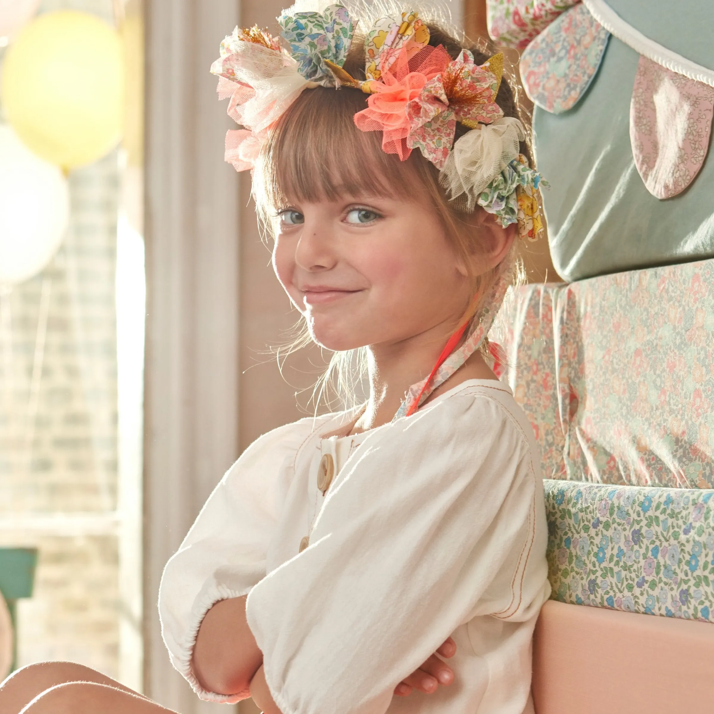 Floral Halo Crown>Meri Meri Fashion
