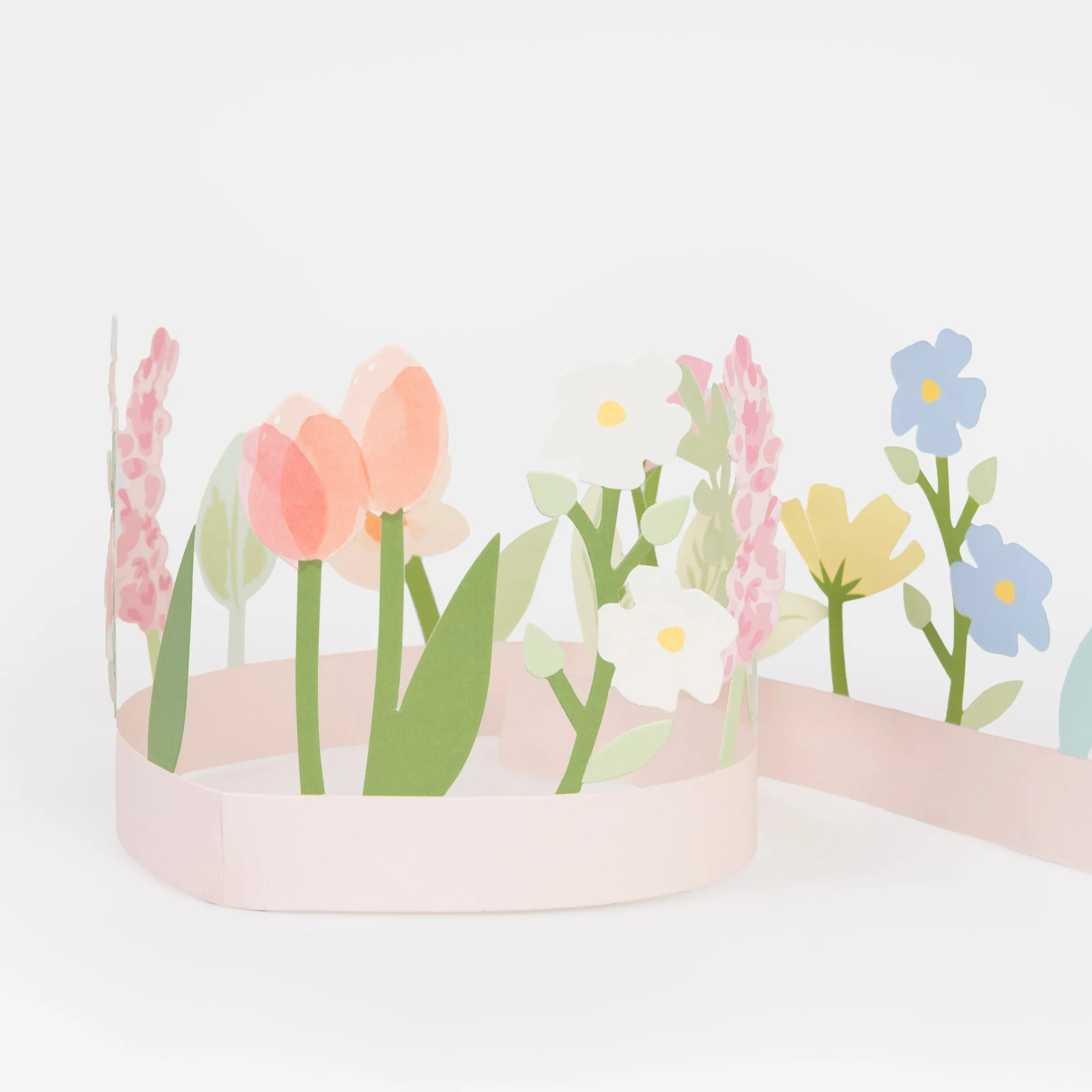 Flower Cake Wrap & Toppers (x 7)>Meri Meri New