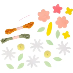 Flower Embroidery Butterfly Mask Kit><noscript><img width=