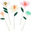 Flower Garden Decorative Sticks (x 10)>Meri Meri New