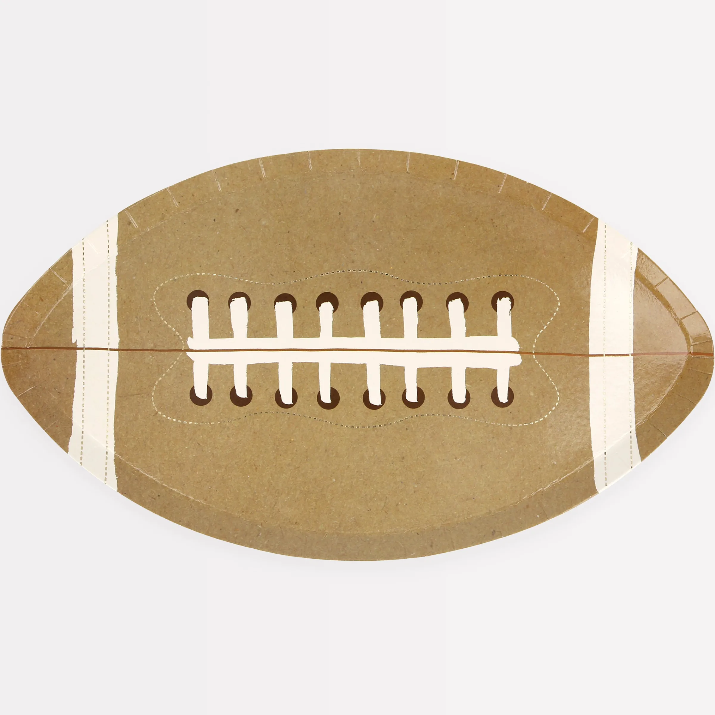 Football Plates (x 8)>Meri Meri Hot