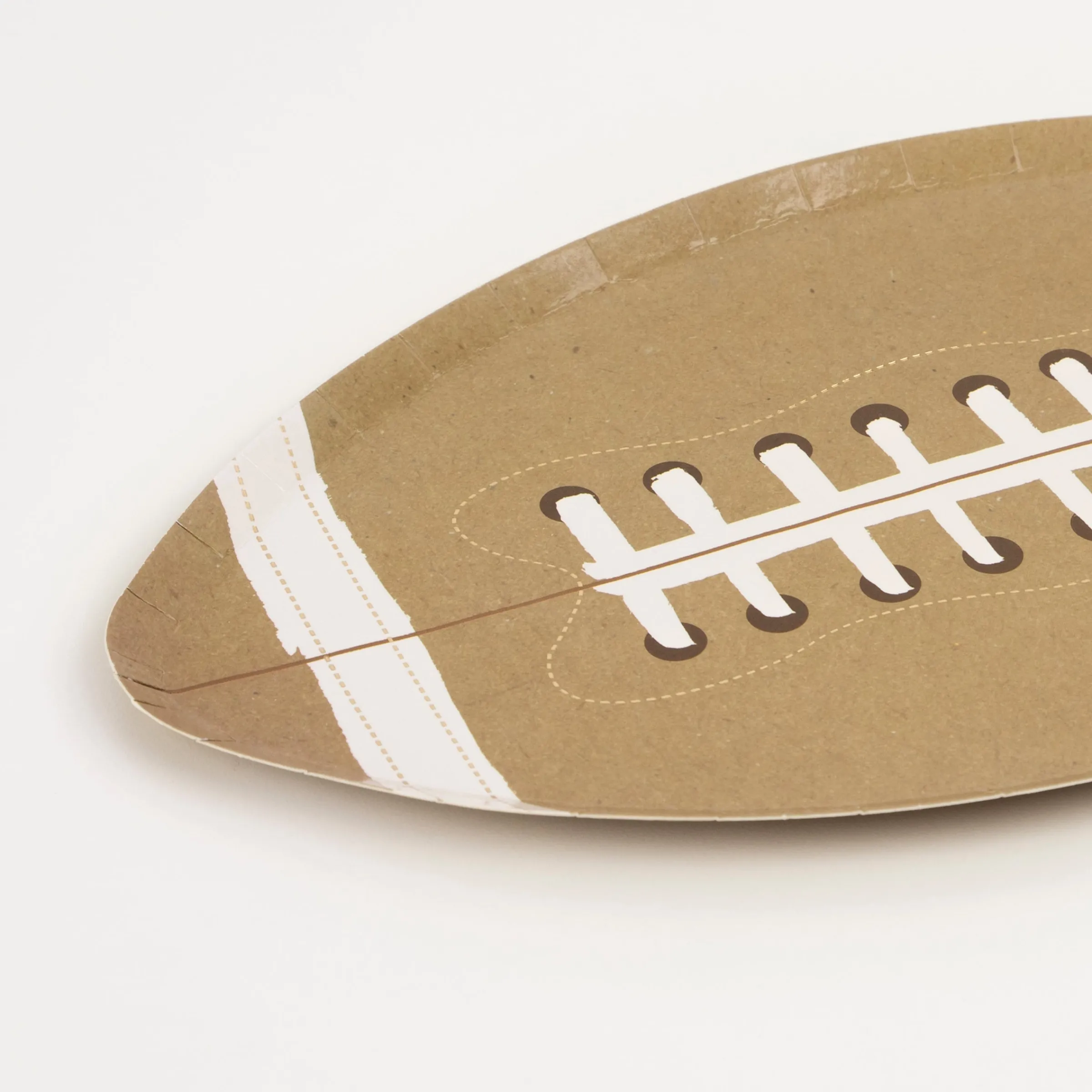 Football Plates (x 8)>Meri Meri Hot