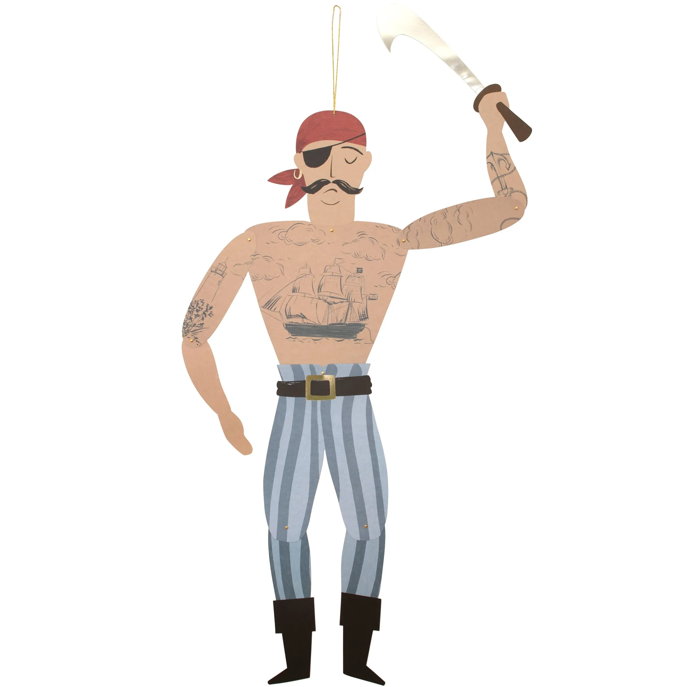 Giant Pirate Decorations (x 3)>Meri Meri Online
