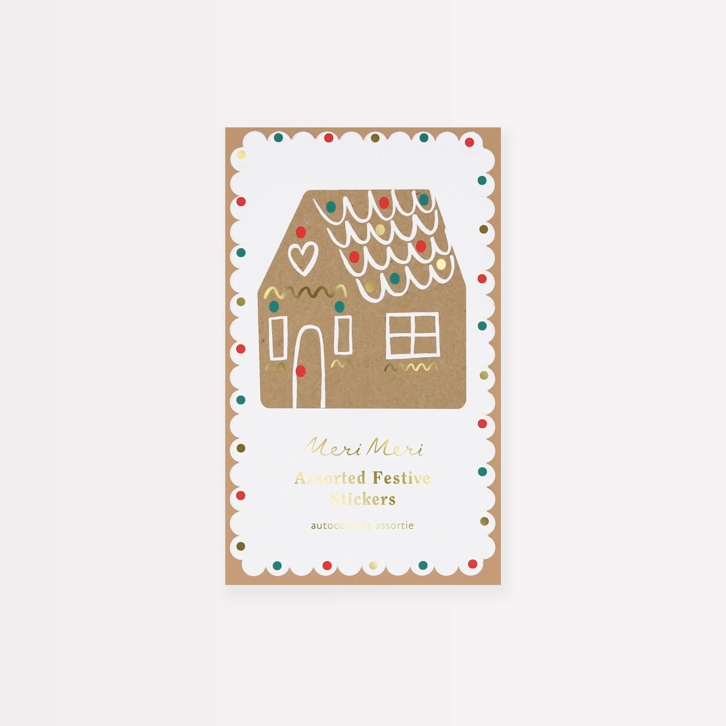 Gingerbread Stickers (x 50 sheets)>Meri Meri Discount