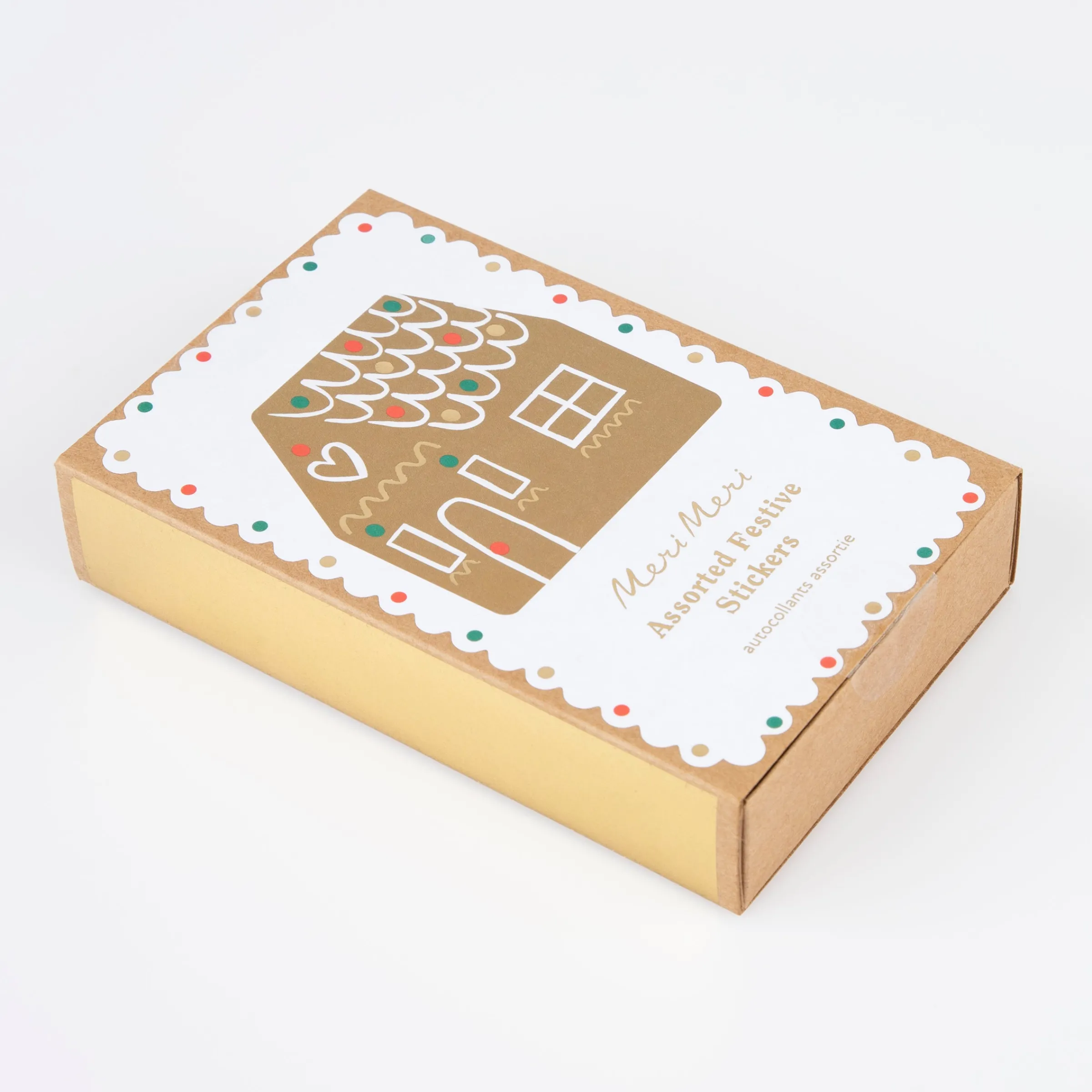 Gingerbread Stickers (x 50 sheets)>Meri Meri Discount