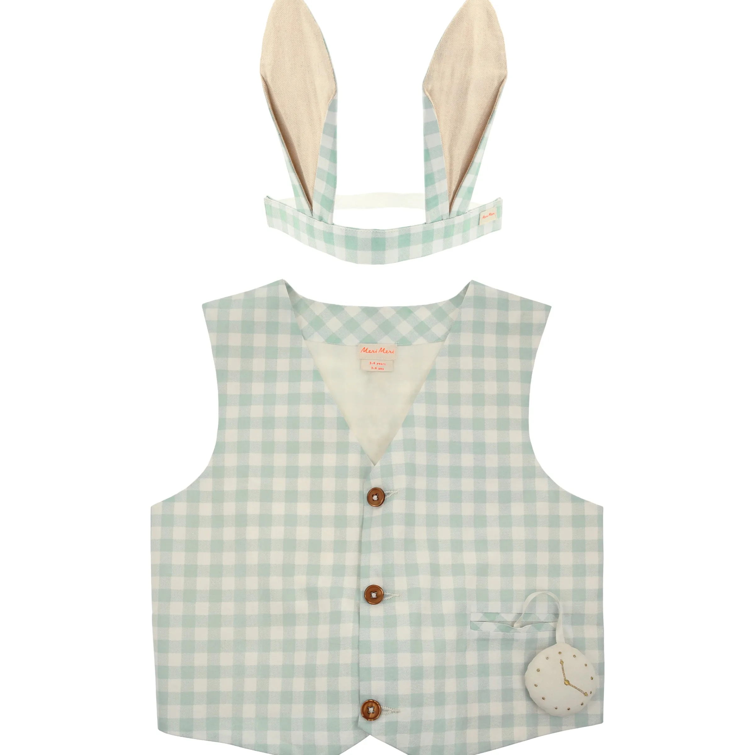 Gingham Bunny Costume>Meri Meri Outlet