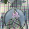 Gingham Clover Napkins>Meri Meri Best