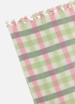 Gingham Clover Tablecloth><noscript><img width=