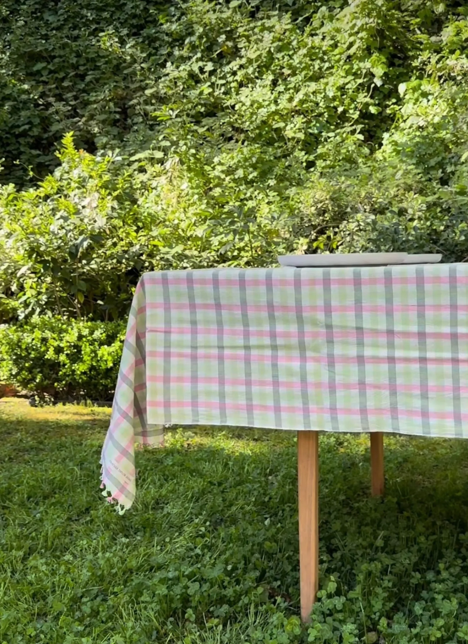 Gingham Clover Tablecloth>Meri Meri Fashion