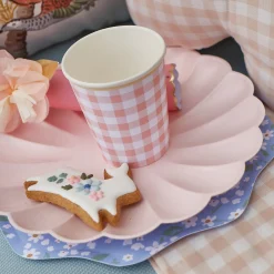 Gingham Cups (x 12)>Meri Meri Outlet