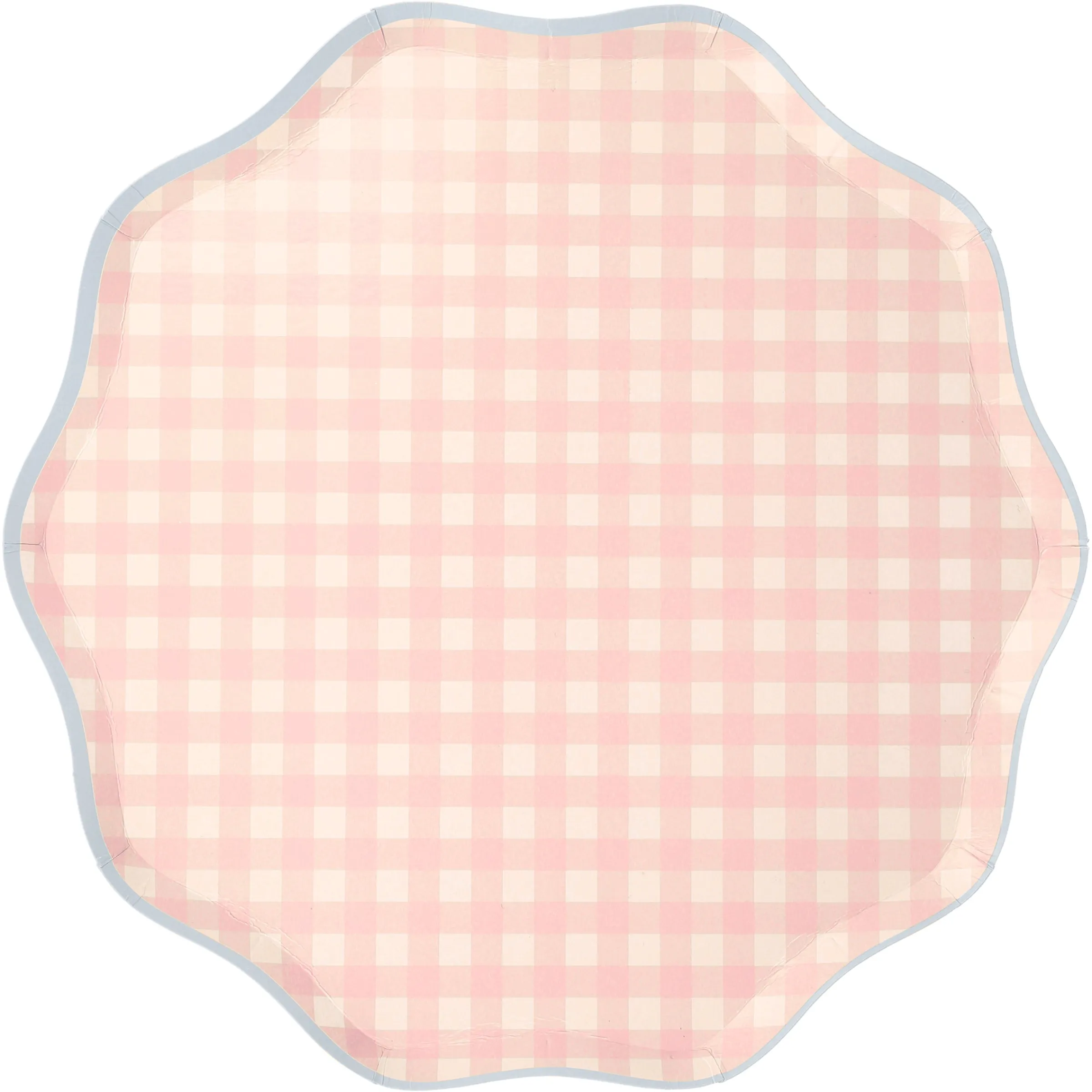 Gingham Dinner Plates (x 12)>Meri Meri Sale