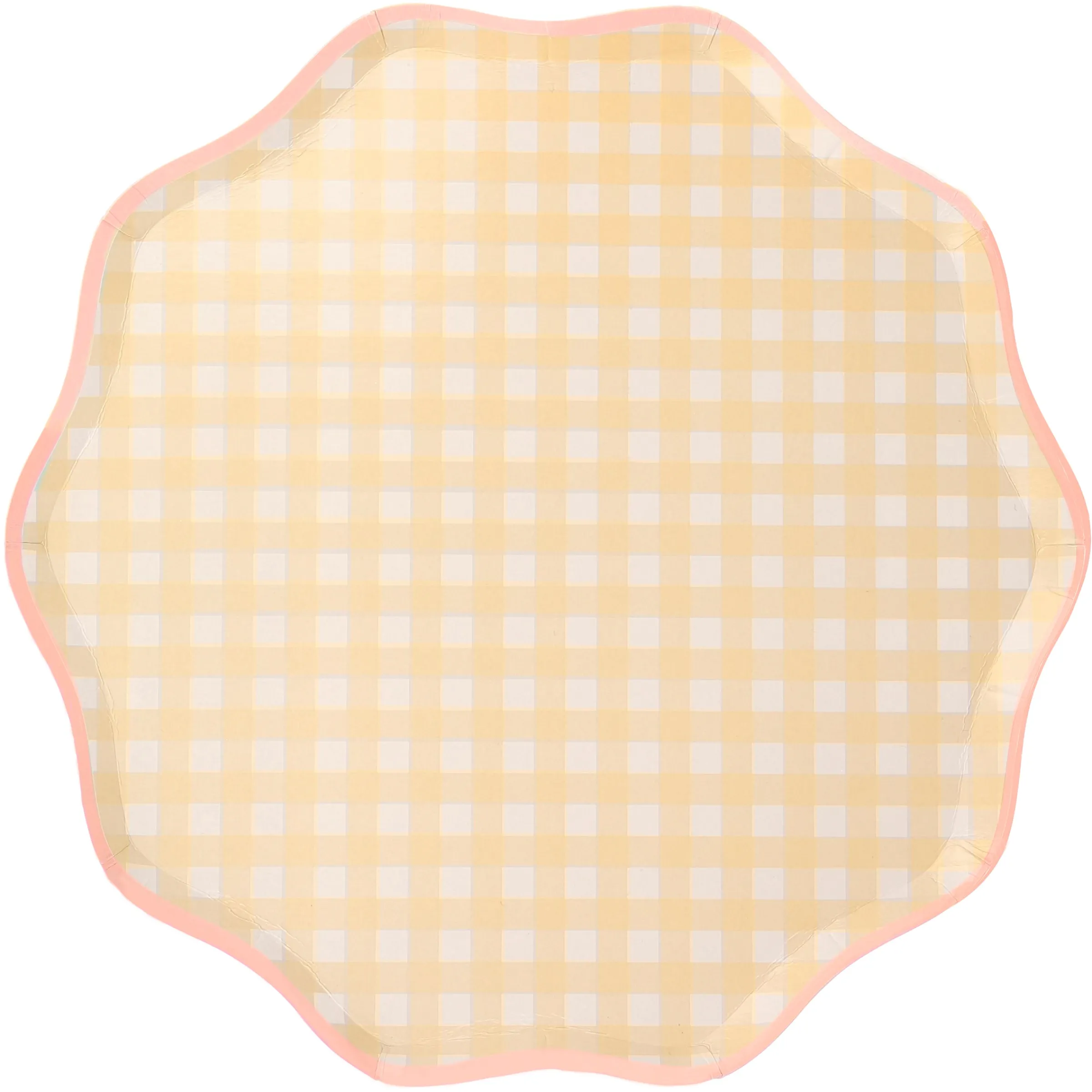 Gingham Dinner Plates (x 12)>Meri Meri Sale