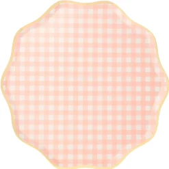 Gingham Dinner Plates (x 12)><noscript><img width=