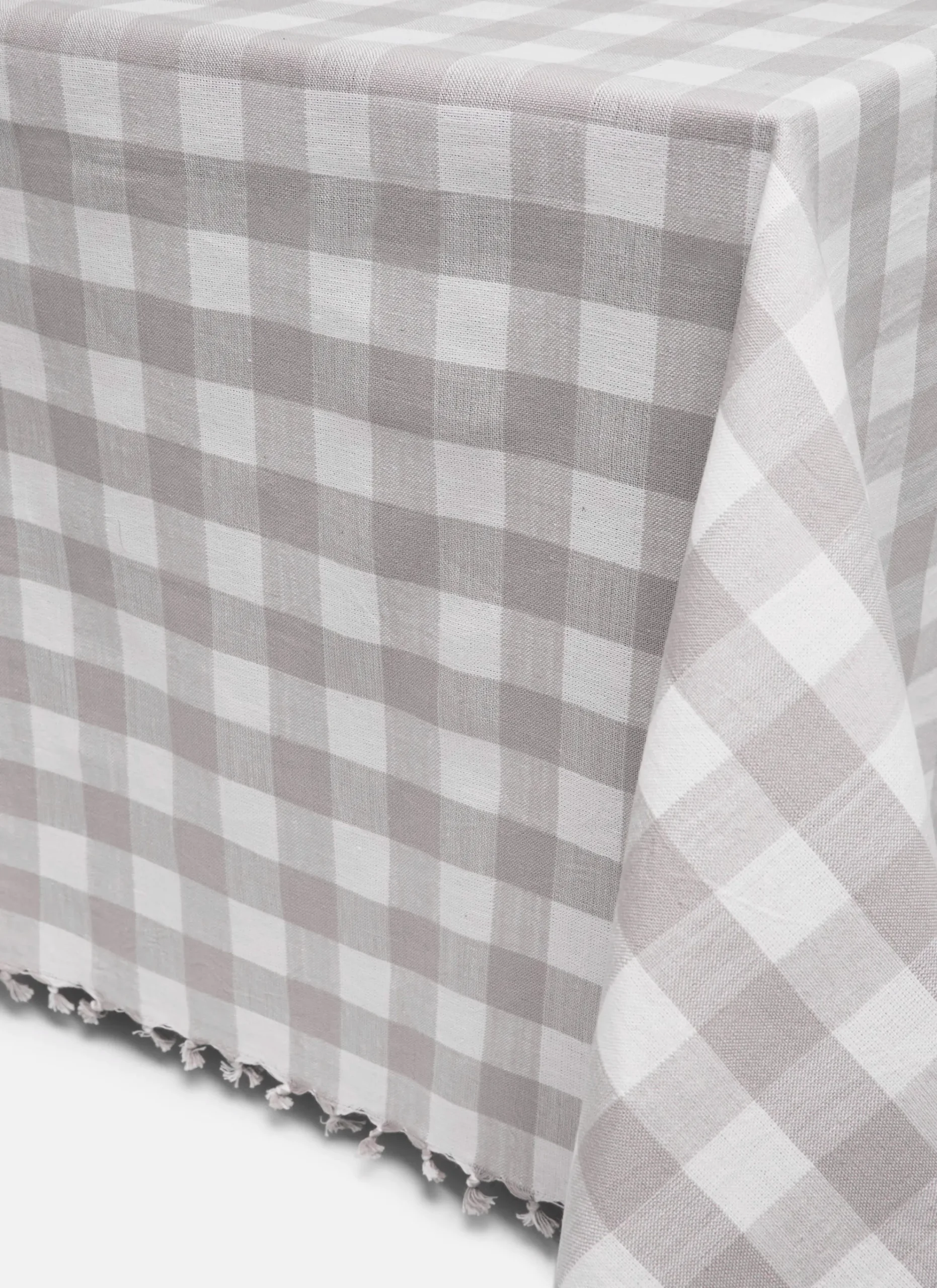 Gingham Dove Tablecloth>Meri Meri Sale