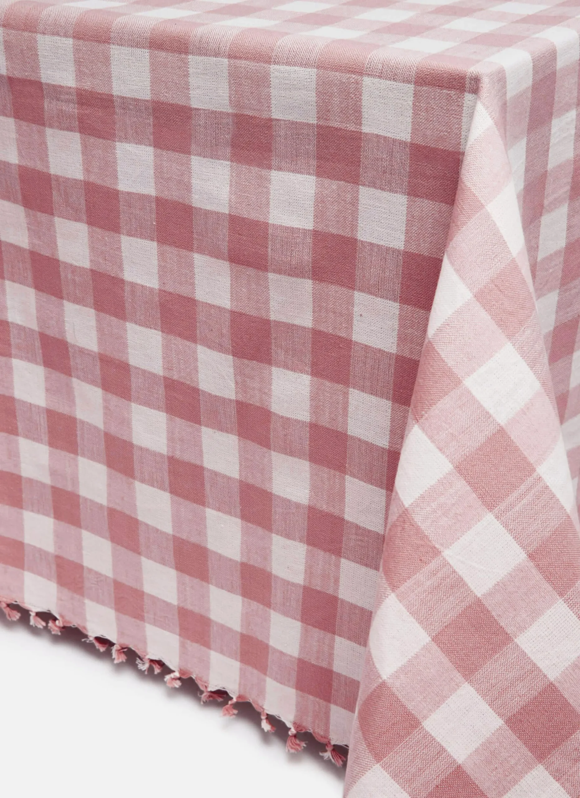 Gingham Rosa Tablecloth>Meri Meri Fashion