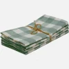 Gingham Sage Napkins>Meri Meri Hot