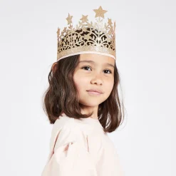 Glitter Fabric Star Crown>Meri Meri Sale