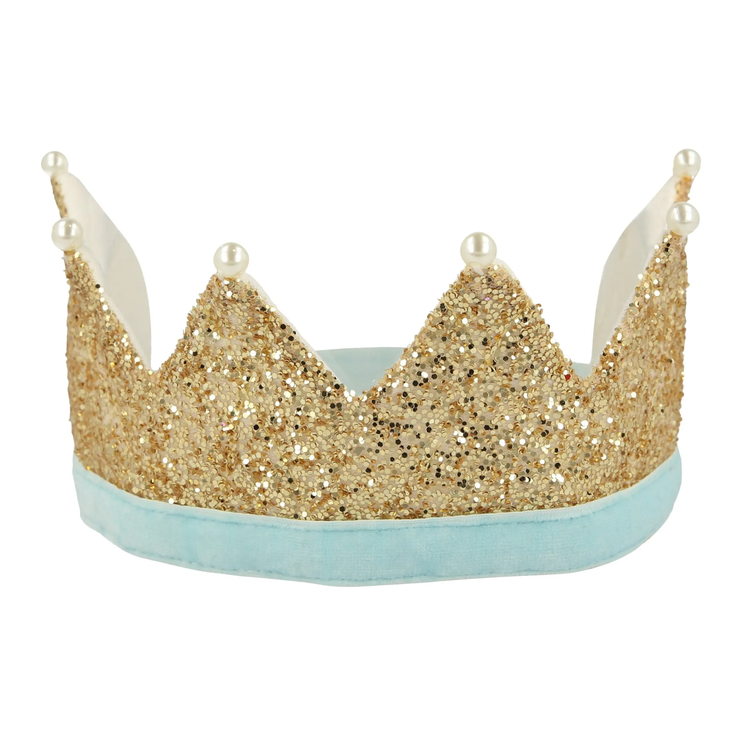 Gold & Pearl Party Crown>Meri Meri Fashion