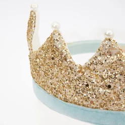 Gold & Pearl Party Crown><noscript><img width=
