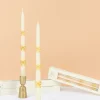 Gold Bow Taper Candles (x 2)>Meri Meri Best