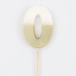 Gold Dipped Number Candles 0-9><noscript><img width=