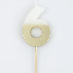 Gold Dipped Number Candles 0-9><noscript><img width=