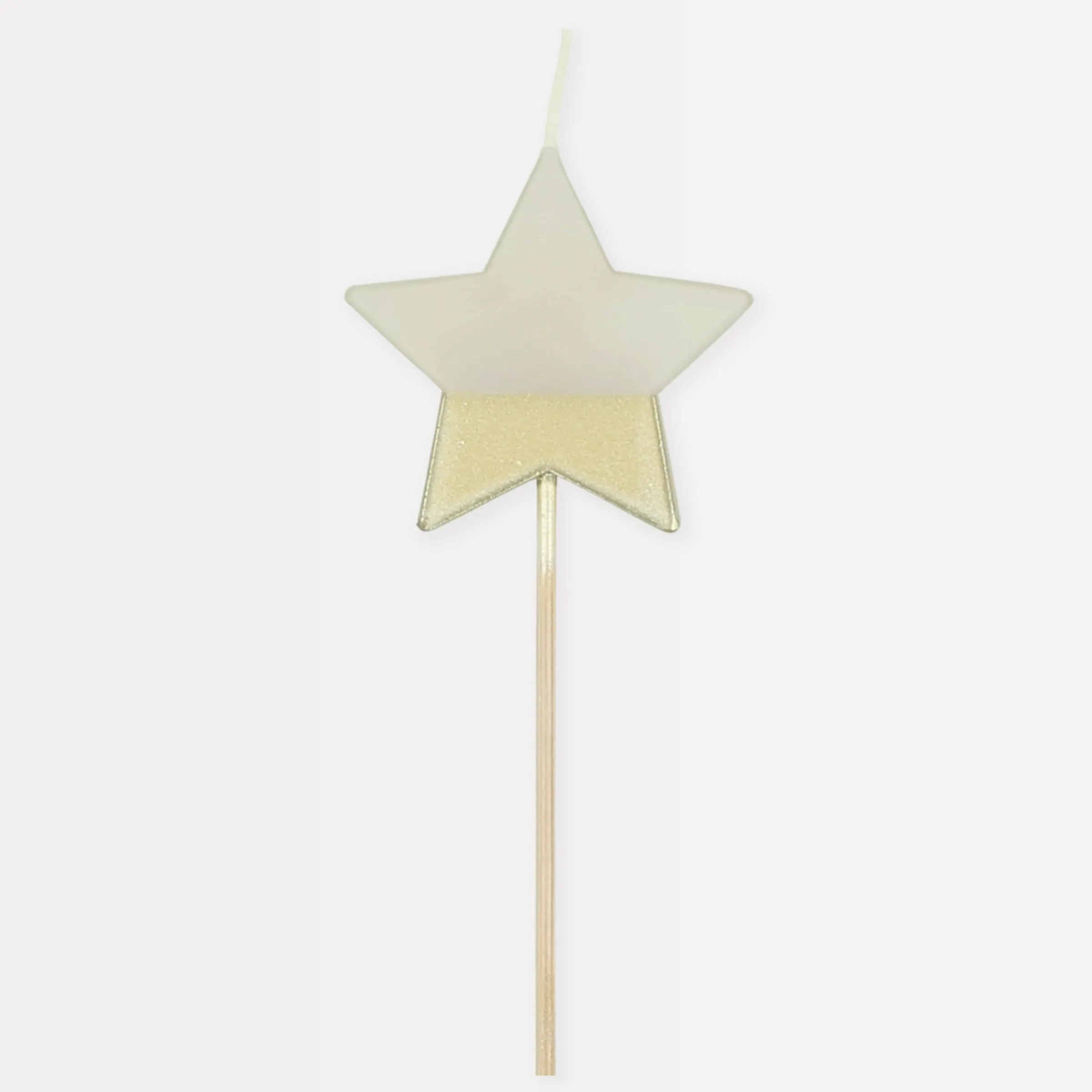 Gold Dipped Star Candle>Meri Meri Fashion