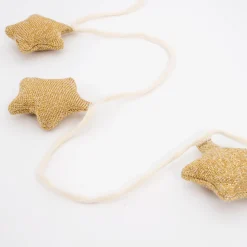 Gold Knitted Star Garland>Meri Meri Hot