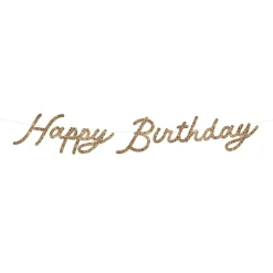 Gold Personalisable Birthday Garland Set><noscript><img width=