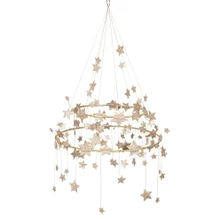 Gold Sparkle Star Chandelier>Meri Meri Clearance