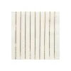 Gold Stripe Large Napkins (x 16)>Meri Meri Fashion
