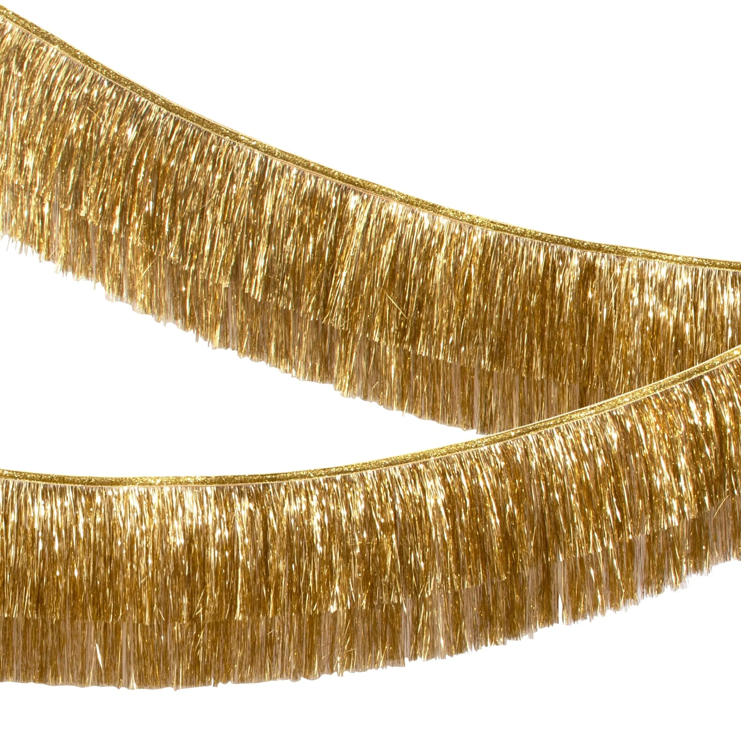 Gold Tinsel Fringe Garland>Meri Meri New