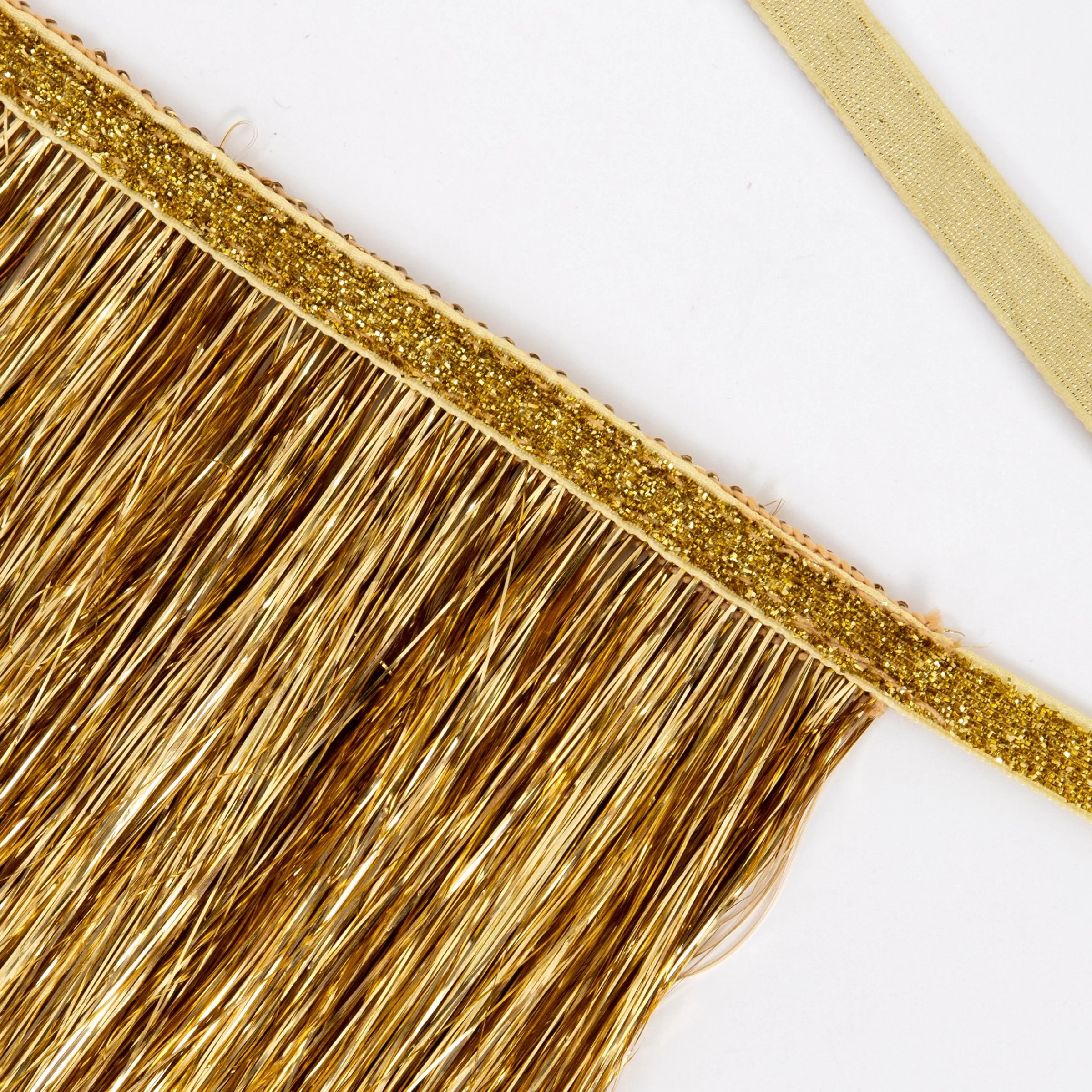 Gold Tinsel Fringe Garland>Meri Meri New