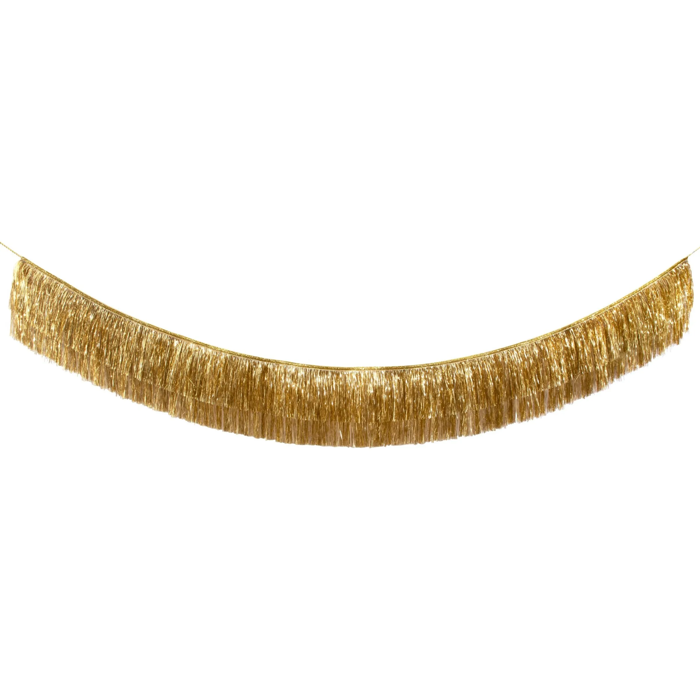 Gold Tinsel Fringe Garland>Meri Meri New