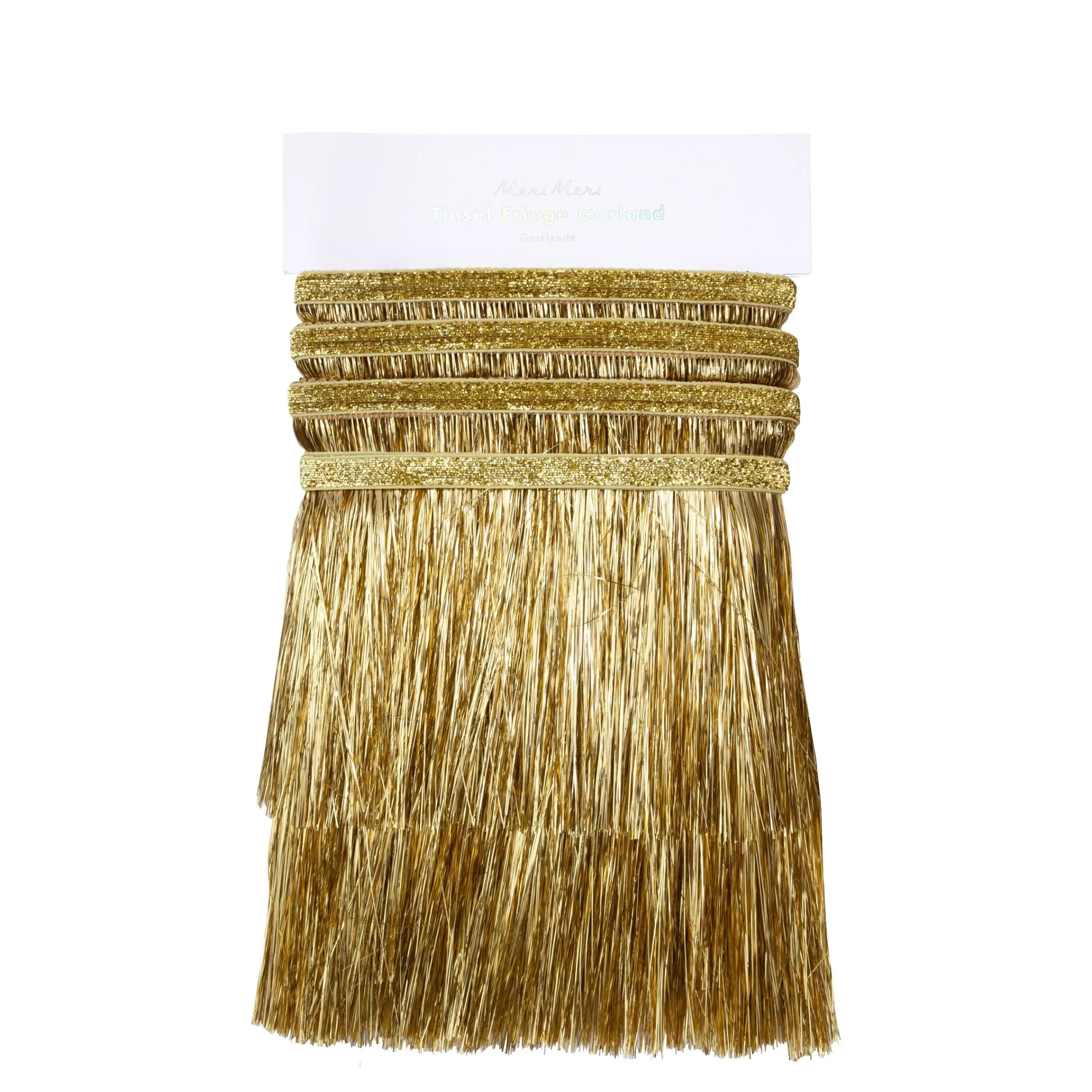 Gold Tinsel Fringe Garland>Meri Meri New
