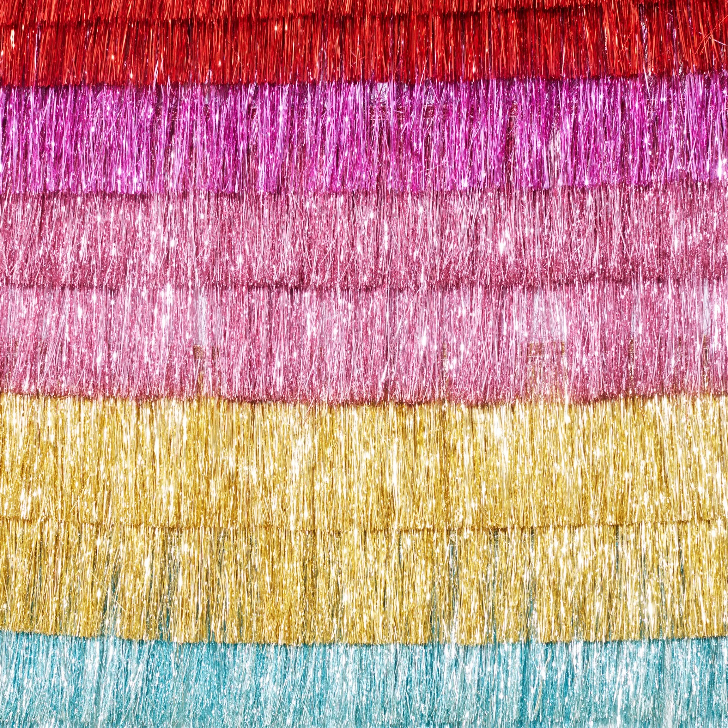 Gold Tinsel Fringe Garland>Meri Meri New