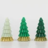 Green Tree Candles (x 3)>Meri Meri Best