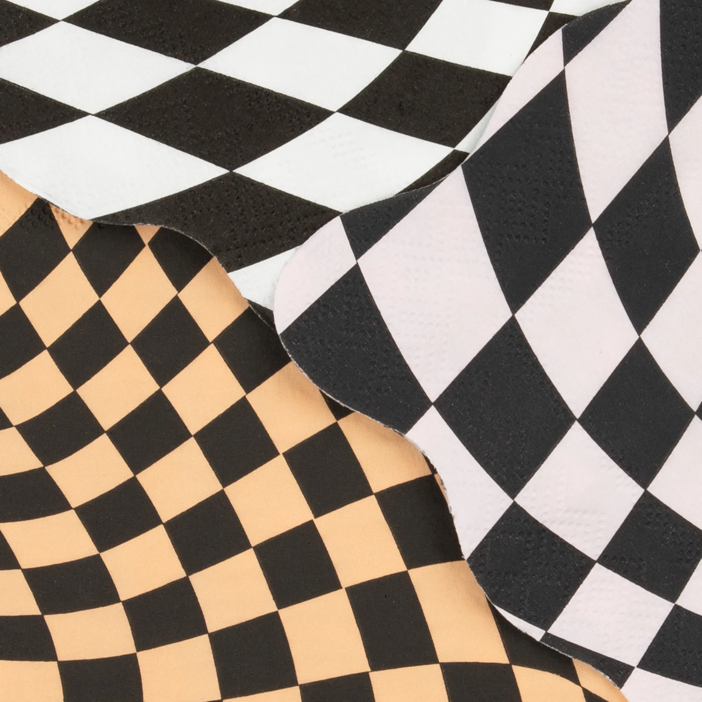 Halloween Checker Large Napkins (x 16)>Meri Meri Discount