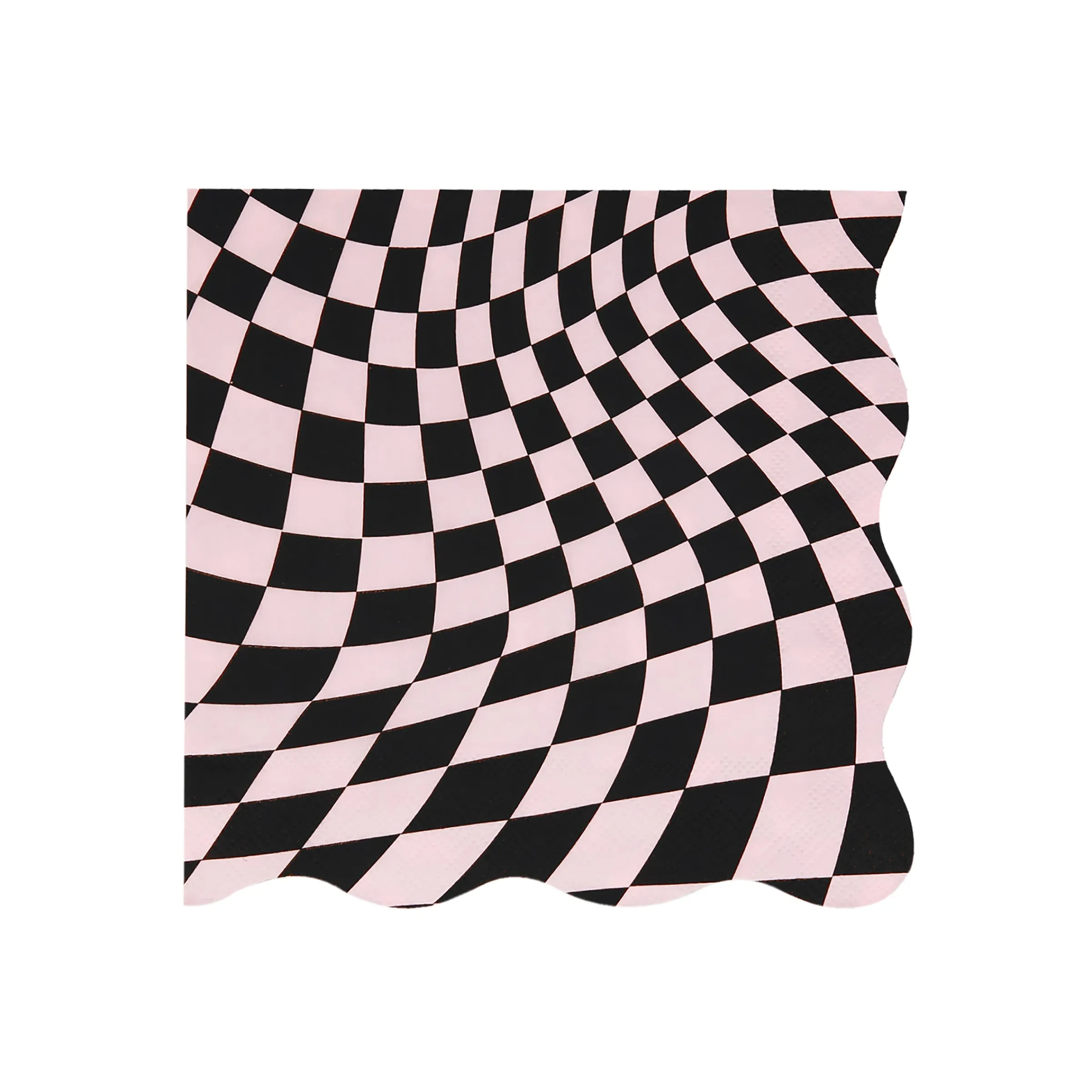Halloween Checker Large Napkins (x 16)>Meri Meri Discount