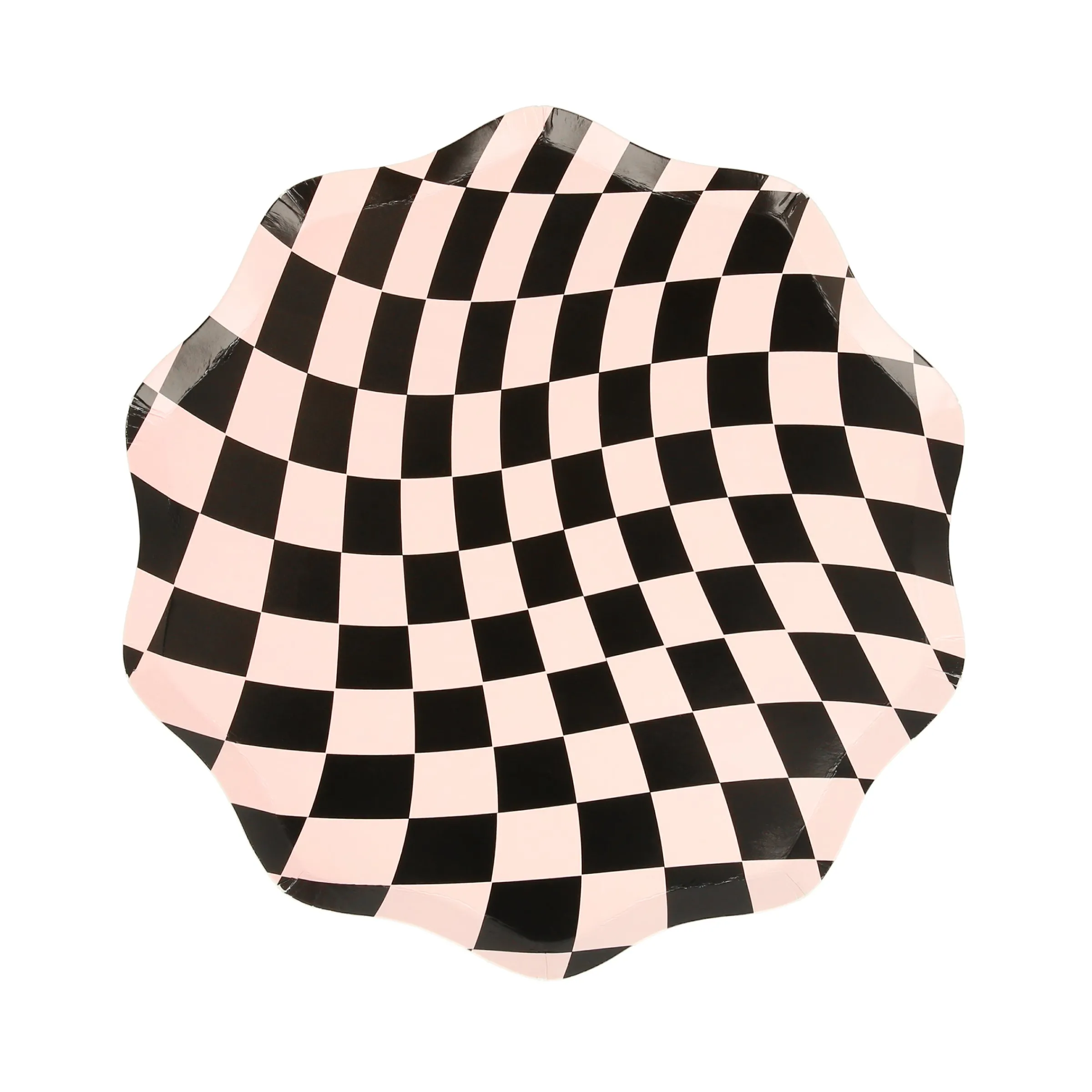 Halloween Checker Side Plates (x 8)>Meri Meri Fashion