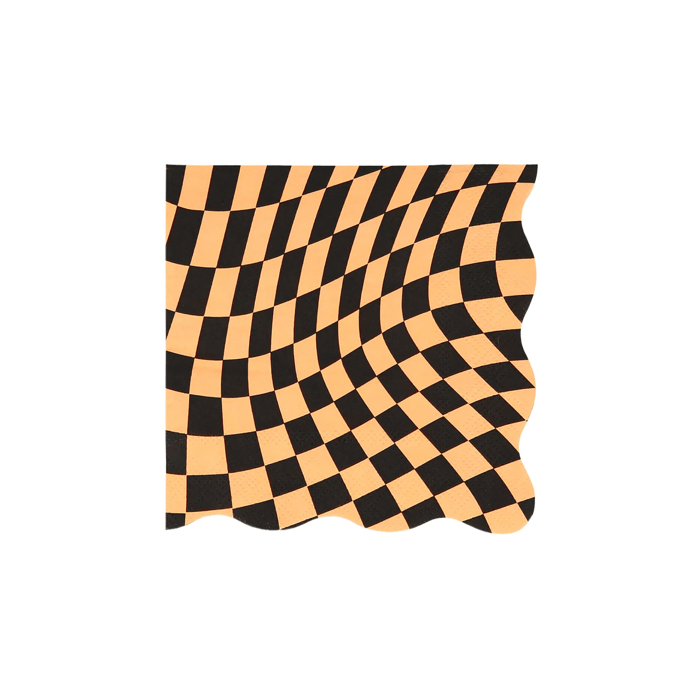 Halloween Checker Small Napkins (x 16)>Meri Meri New